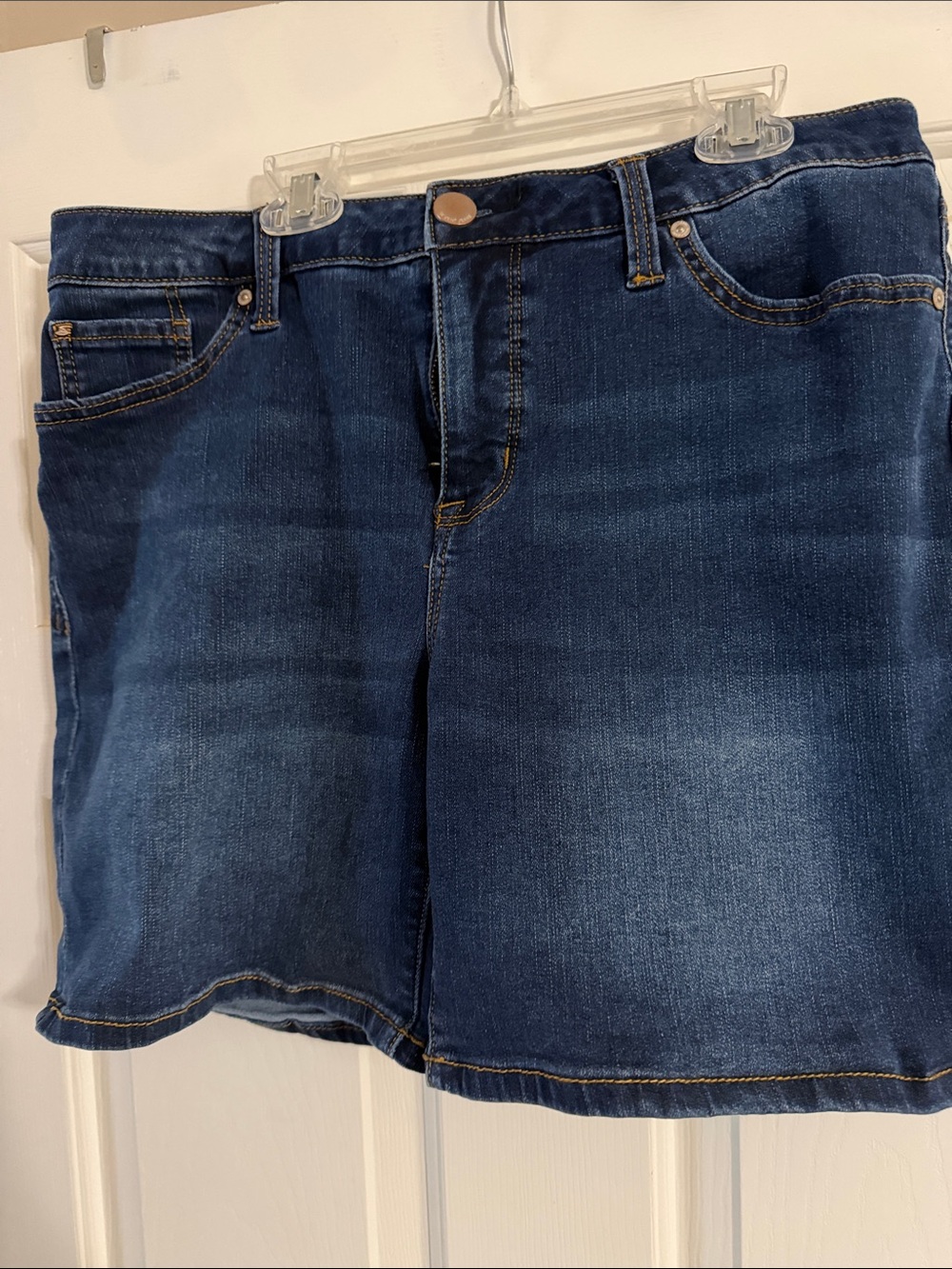 Seven7 Classic Dark Wash Denim Weekend Short